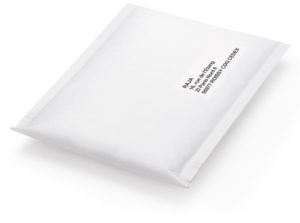 (MATRj.Parcels.Env.PMLA.100) White foam envelopes RAJAMOUSSE Eco (x100) (zoom)