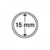 (MAT01.Rangindiv.Caps.327665) Capsules Leuchtturm pour monnaies 15,00 mm