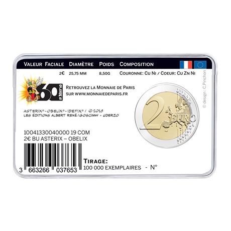 Collection complète de 5 Coincards 5ème République – 2 euros France