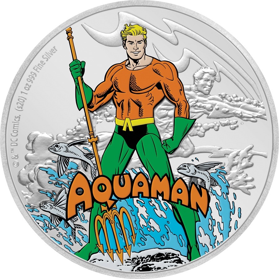 (W160.2.D.2020.30-00927) 2 Dollars Niue 2020 1 oz Proof silver - Aquaman Reverse (zoom)