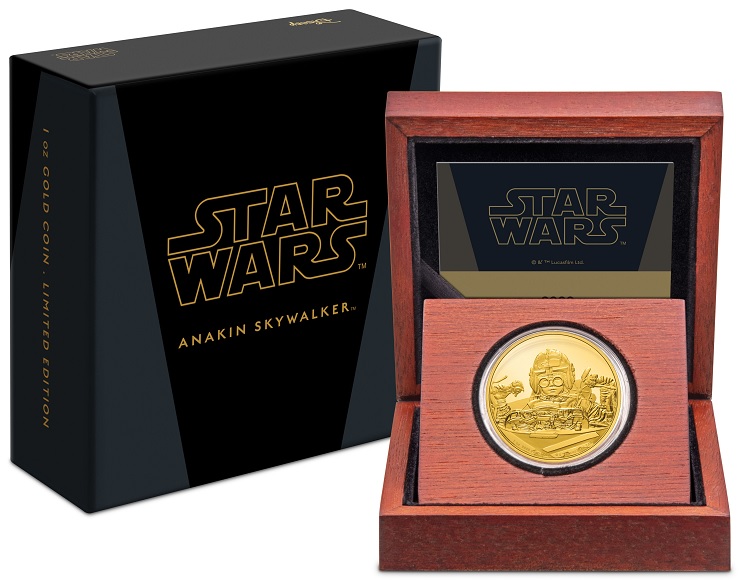 (W160.250.D.2021.30-01056) 250 $ Niue 2021 1 oz Proof Au - Anakin Skywalker (case and box) (zoom)