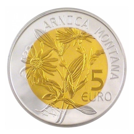 5 euro Luxembourg 2021 argent et or nordique BE - Lézard des