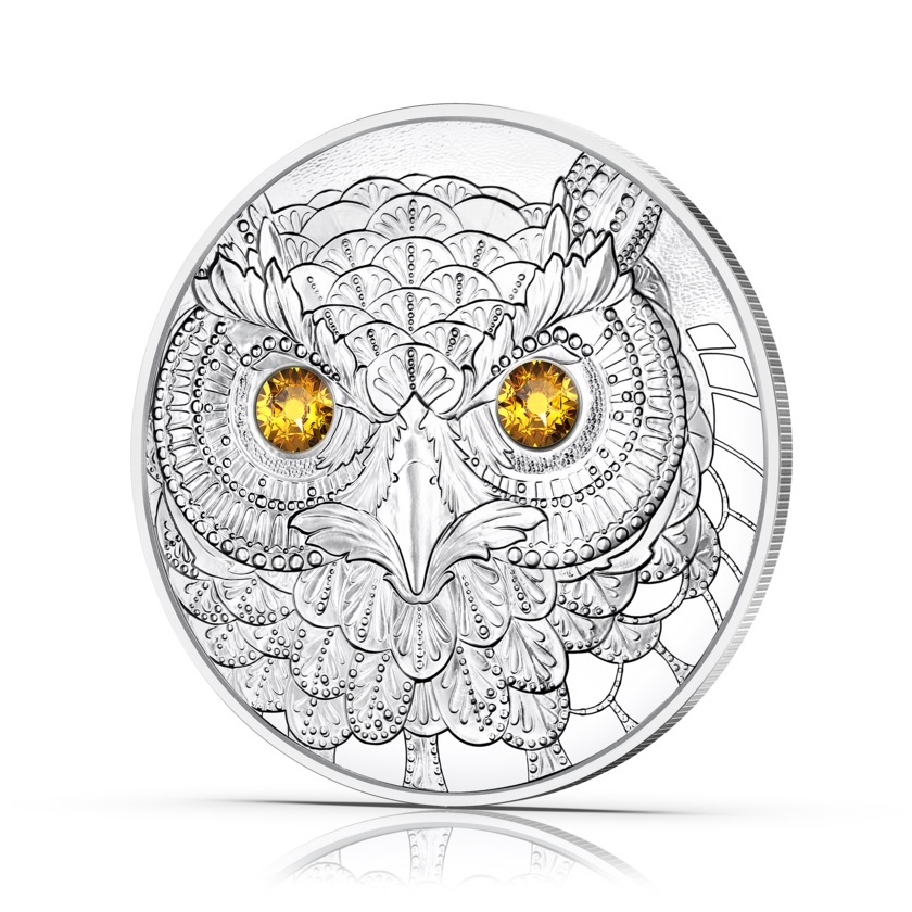 (EUR01.Proof.2021.25152) 20 € Austria 2021 Proof Ag - The Wisdom of the Owl Reverse (zoom)