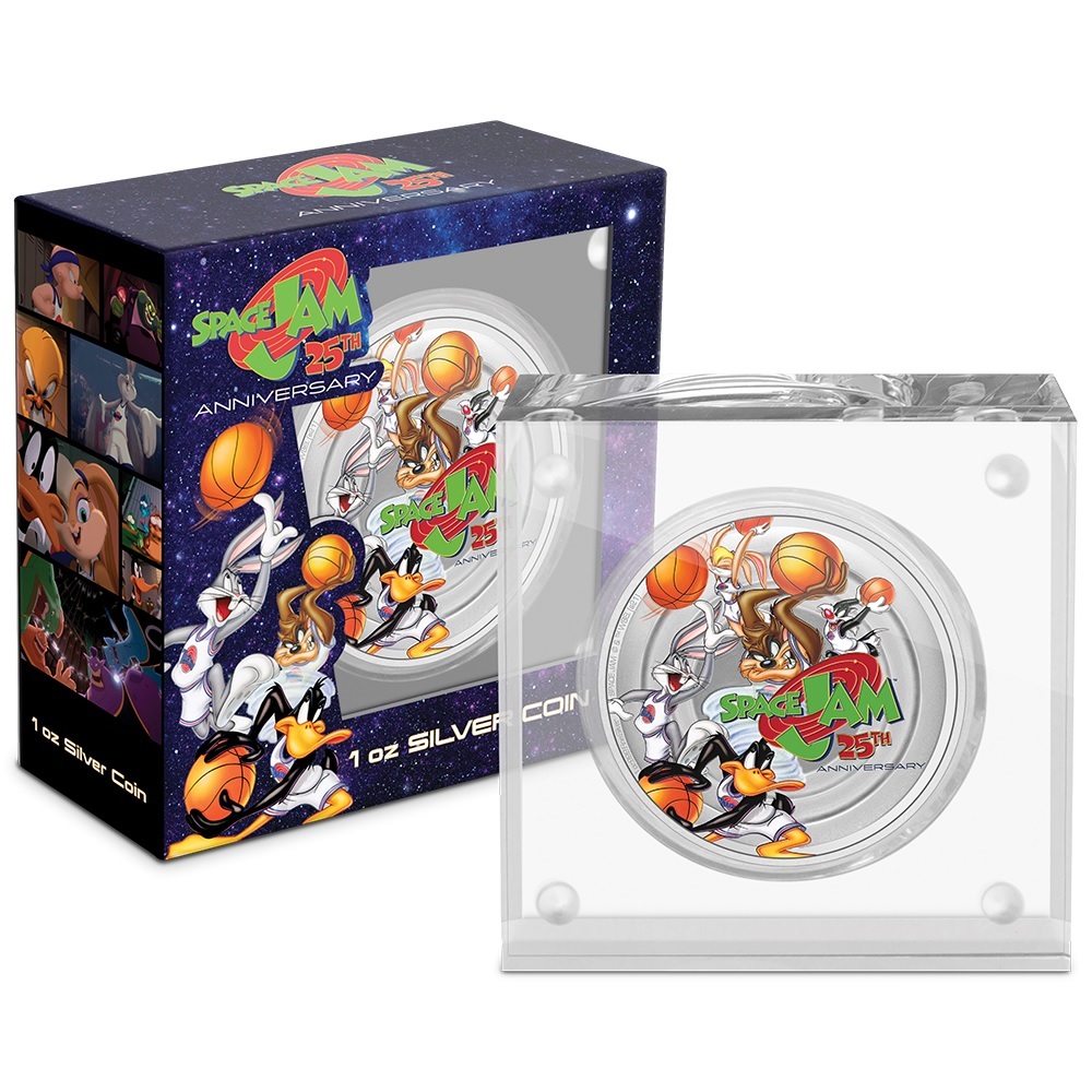 (W160.2.D.2021.30-01134) 2 $ Niue 2021 1 oz Proof silver - Space Jam (base and box) (zoom)