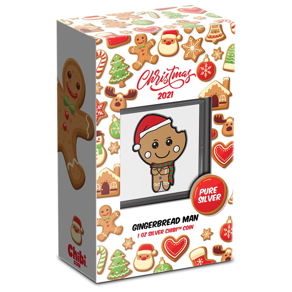 (W160.2.D.2021.30-01142) 2 $ Niue 2021 1 ounce Proof Ag - Chibi Gingerbread Man (packaging) (zoom)