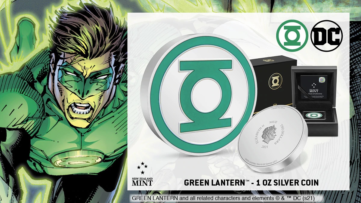 (W160.2.D.2021.30-01151) 2 $ Niue 2021 1 oz Proof Ag - Green Lantern Emblem (blog illustration) (zoom)