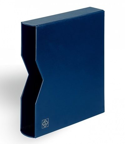 Ensemble: Album numismatique karat CLASSIC avec boîtier de protection - bleu