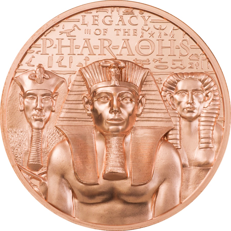 (W099.1.D.2022.29778) 1 Dollar Legacy of the Pharaohs 2022 - Proof copper Reverse (zoom)