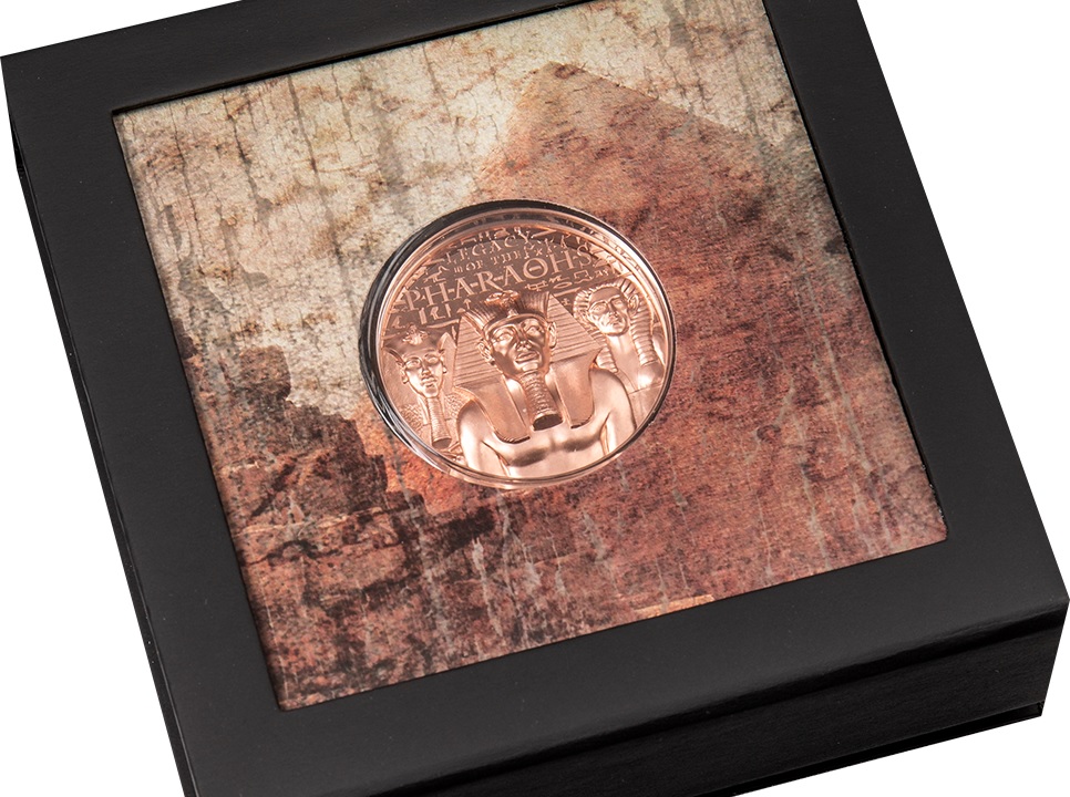 (W099.1.D.2022.29778) 1 $ Legacy of the Pharaohs 2022 - Proof copper (packaging) (zoom)