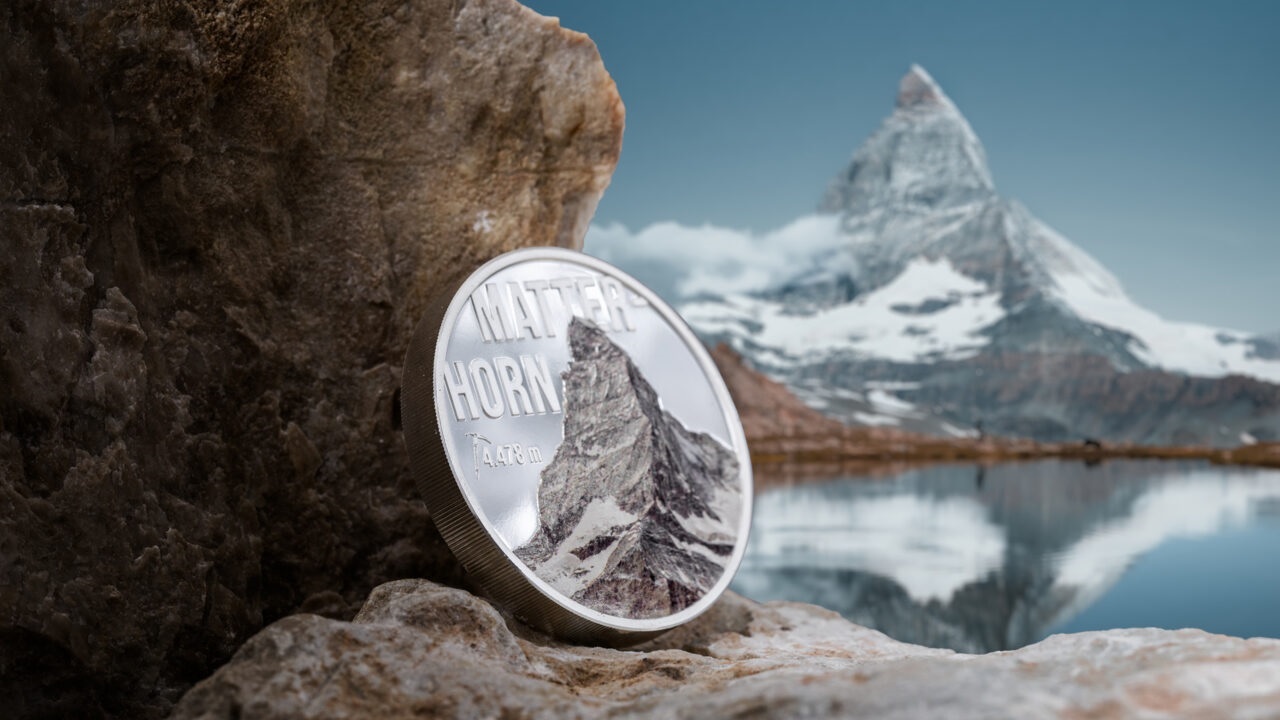 (W099.10.D.2022.29784) 10 Dollars Matterhorn 2022 - Proof silver (blog illustration) (zoom)
