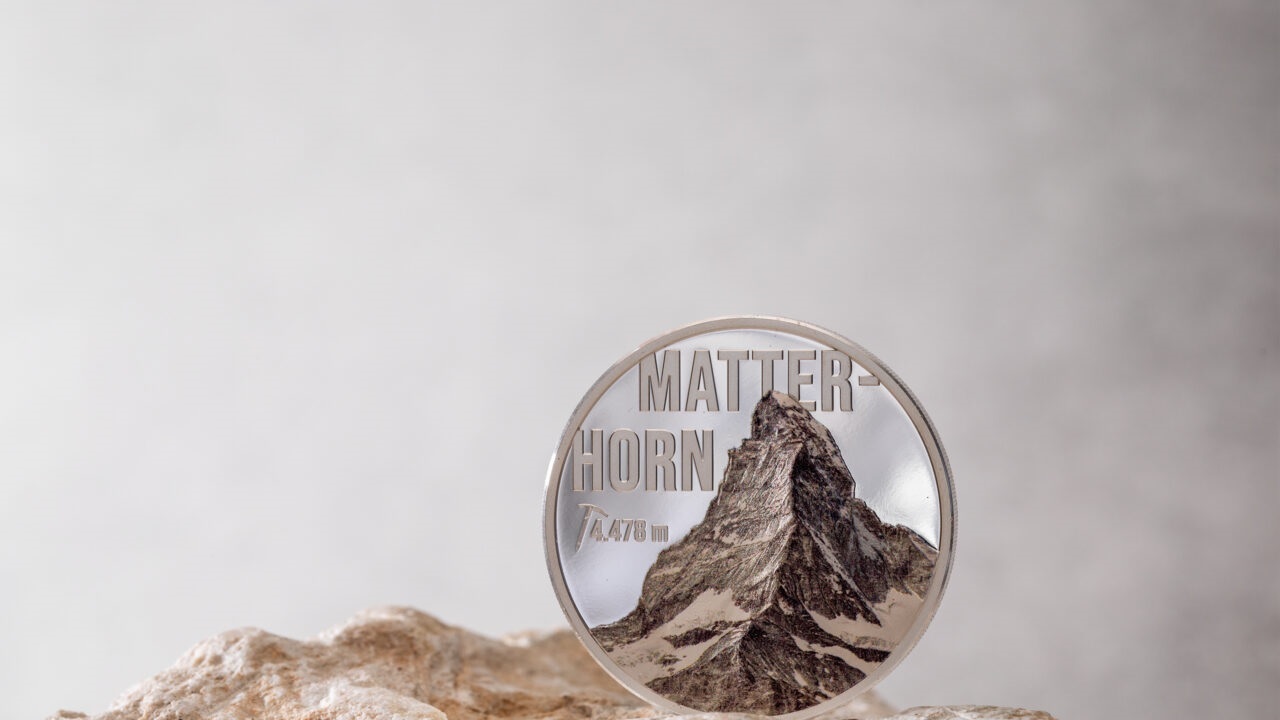 (W099.10.D.2022.29784) 10 $ Matterhorn 2022 - Proof Ag (view on reverse) (zoom)