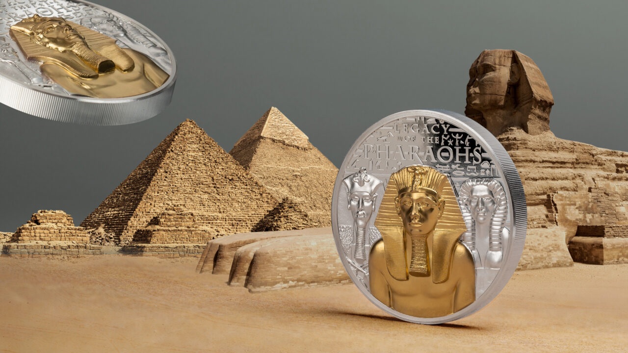(W099.20.D.2022.29776) 20 Dollars Legacy of the Pharaohs 2022 - Proof silver (blog illustration) (zoom)
