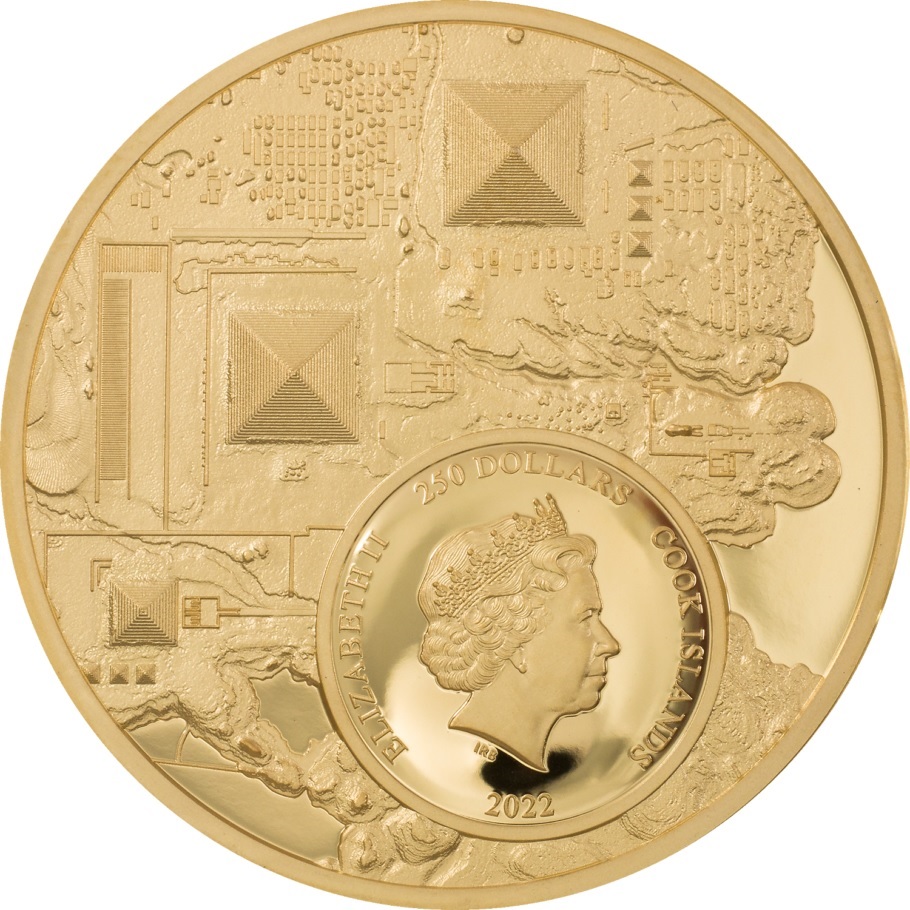 (W099.250.D.2022.29788) 250 Dollars Legacy of the Pharaohs 2022 - Proof gold Obverse (zoom)