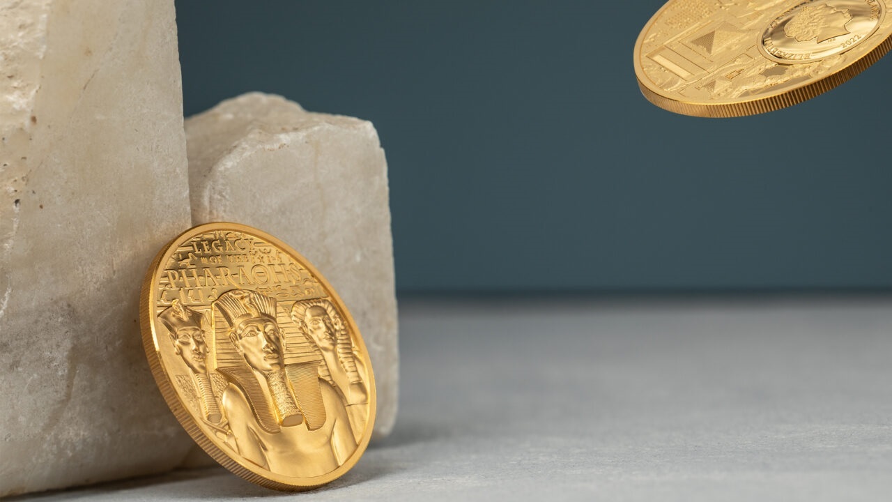 (W099.250.D.2022.29788) 250 Dollars Legacy of the Pharaohs 2022 - Proof gold (blog illustration) (zoom)