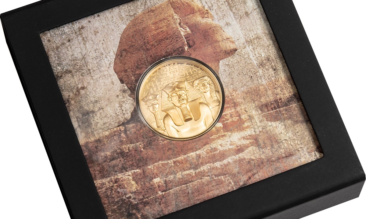 (W099.250.D.2022.29788) 250 Dollars Legacy of the Pharaohs 2022 - Proof gold (packaging) (zoom)