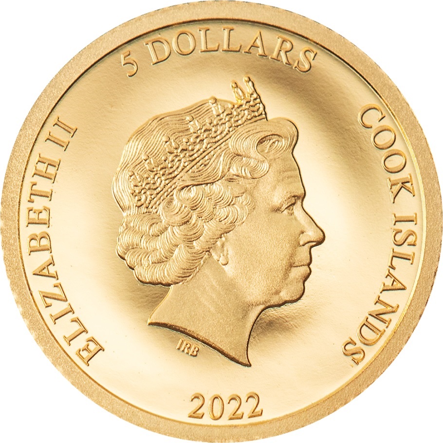(W099.5.D.2022.29785) 5 Dollars Matterhorn 2021 - Proof gold Obverse (zoom)