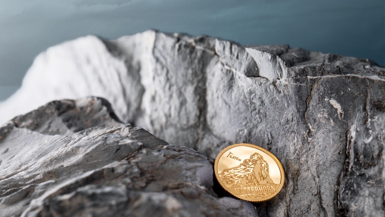 (W099.5.D.2022.29785) 5 Dollars Matterhorn 2021 - Proof gold (blog illustration) (zoom)