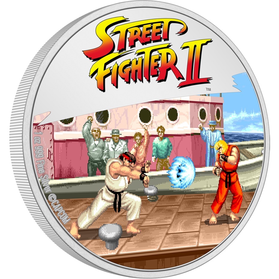 (W160.2.D.2021.30-01162) 2 Dollars Niue 2021 1 oz Proof silver - Street Fighter Reverse (zoom)