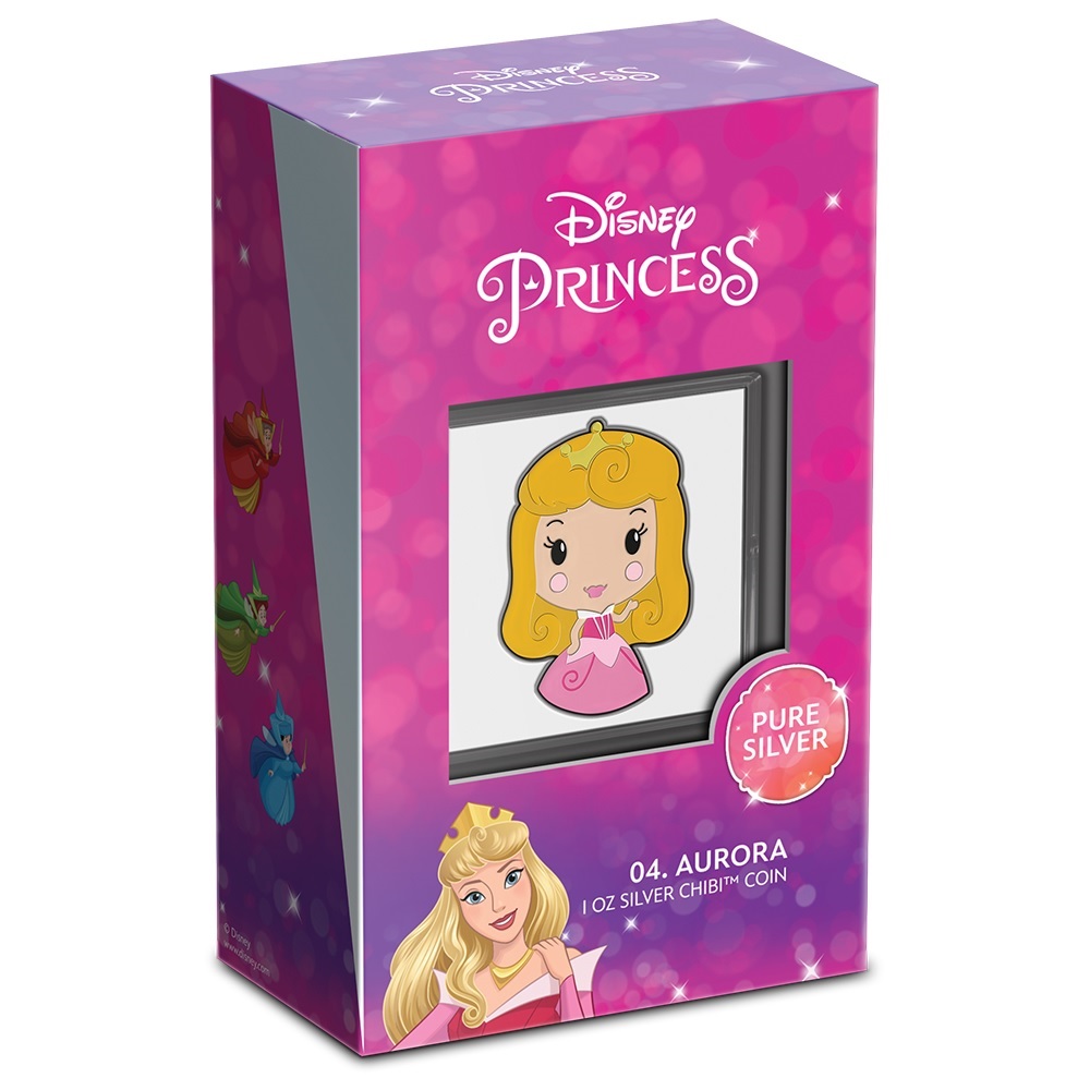 (W160.2.D.2021.30-01183) 2 $ Niue 2021 1 ounce Proof Ag - Chibi Aurora (packaging) (zoom)