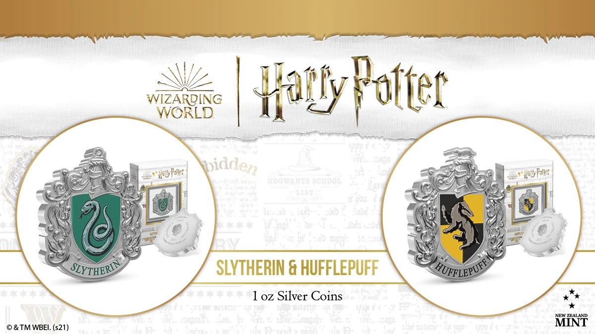 (W160.2.D.2021.30-01187) 2 Dollars Niue 2021 1 oz Proof silver - Hufflepuff crest (blog illustration) (zoom)