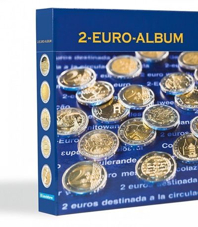 intercalaires x5 rouge pour pièces de 2 euros pour classeur