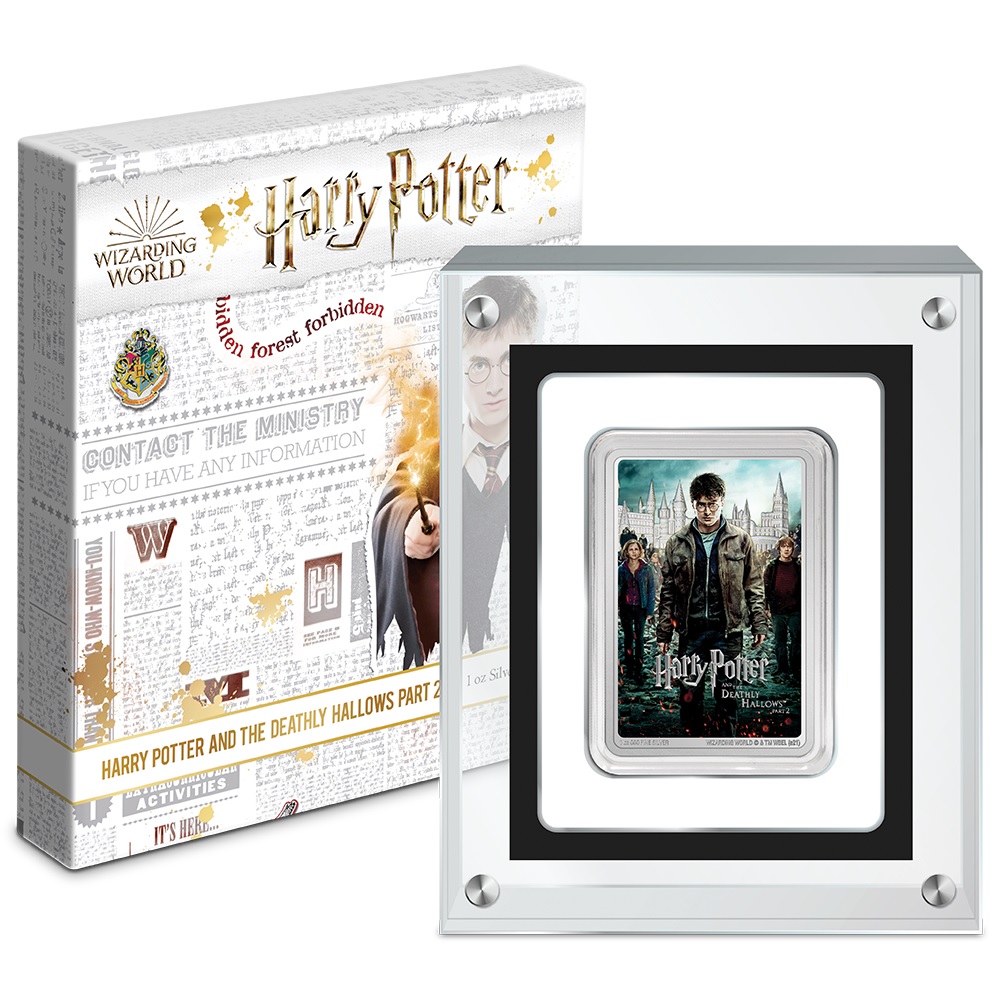 (W160.2.D.2021.30-01163) 2 $ Niue 2021 1 oz Proof Ag - Harry Potter Deathly Hallows (box and base) (zoom)