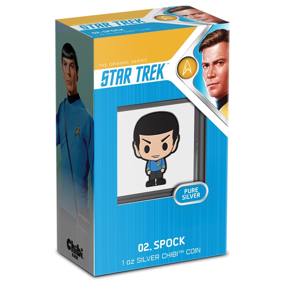 (W160.2.D.2021.30-01181) 2 $ Niue 2021 1 ounce Proof Ag - Chibi Commander Spock (packaging) (zoom)