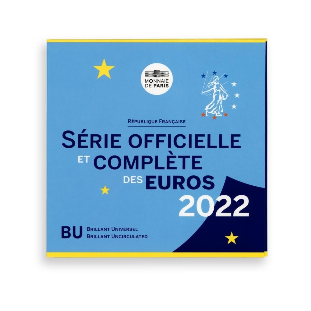 (EUR07.BU.set.2022.10041358740000) BU coin set France 2022 Front (zoom)