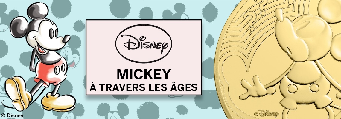 Monnaie de Paris Mickey through the years (shop illustration) (zoom)