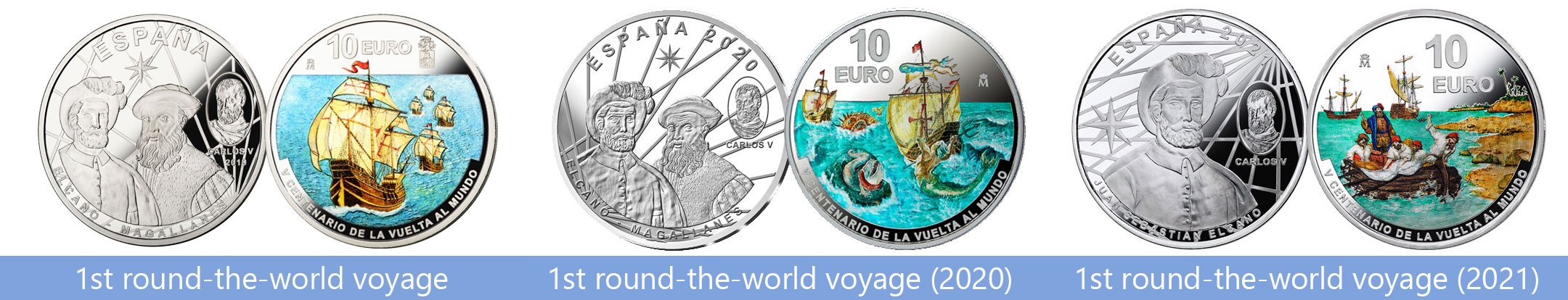 Spain 500th anniversary of the round-the-world voyage 2019-2021 (shop illustration) (zoom)