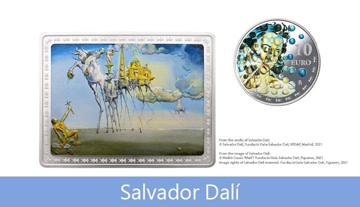Spain Salvador Dali 2021 (shop illustration) (zoom)