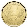 (W037.2.D.2022.3) 1 Dollar Castor et drapeau canadien 2022 FDC Revers