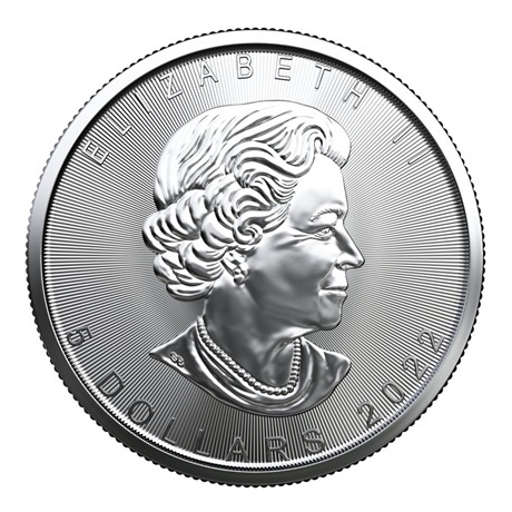 (W037.5.D.2022.1.oz.Ag.1) 5 Dollars Canada 2022 1 once argent - Feuille érable Avers