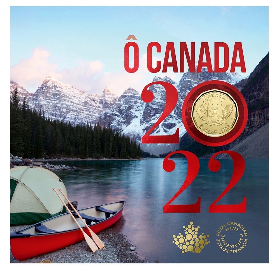 (W037.Unc.set.2022.202422) BU coin set Canada 2022 (O Canada) (zoom)