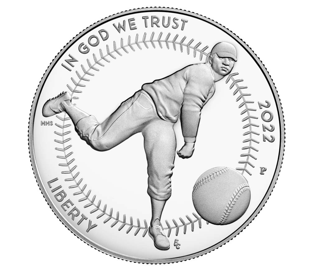 (W071.1.D.2022_P.22CK) 1 Dollar Negro Leagues Baseball 2022 P - Proof silver Obverse (zoom)
