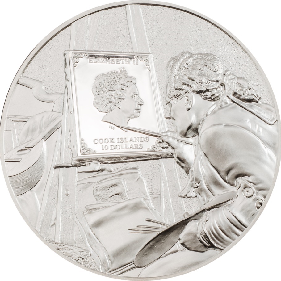 (W099.10.D.2022.29872) 10 Dollars Vincent van Gogh 2022 - Proof silver Obverse (zoom)