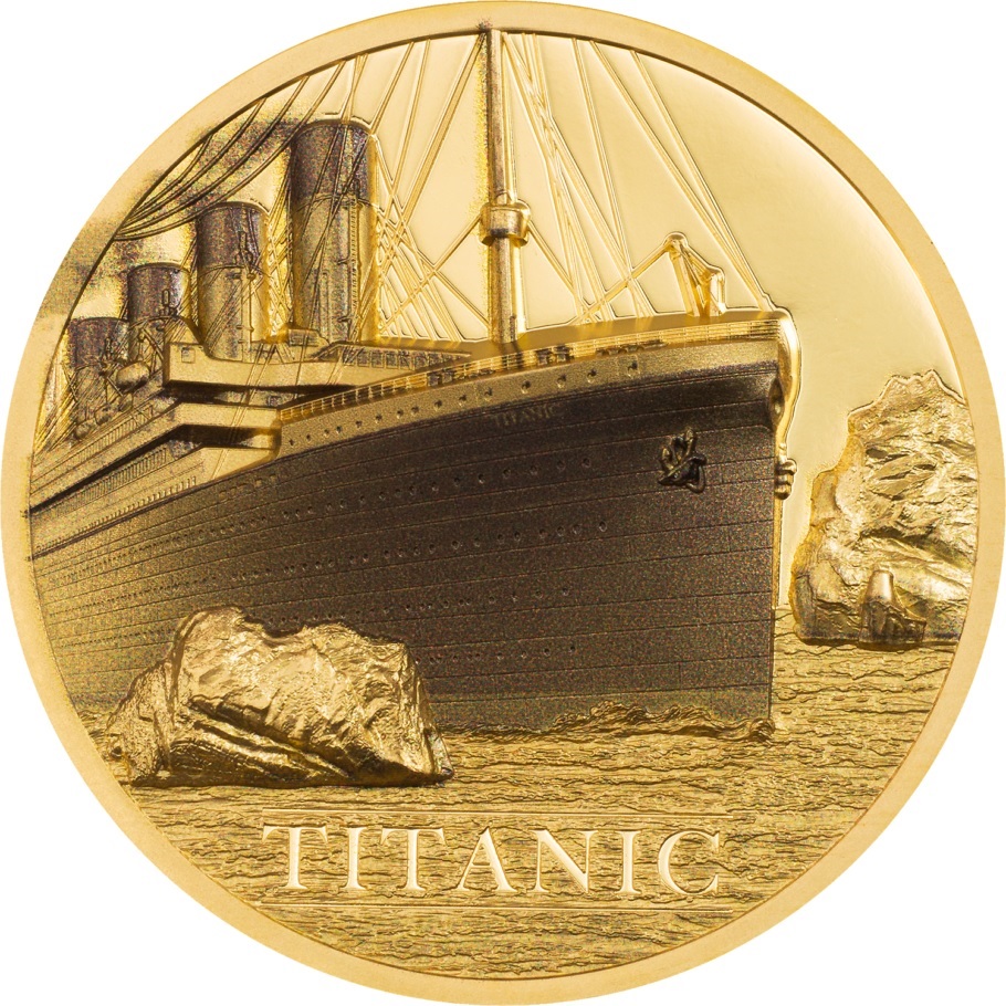 (W099.250.D.2022.29902) 250 Dollars Titanic 2022 - Proof gold Reverse (zoom)