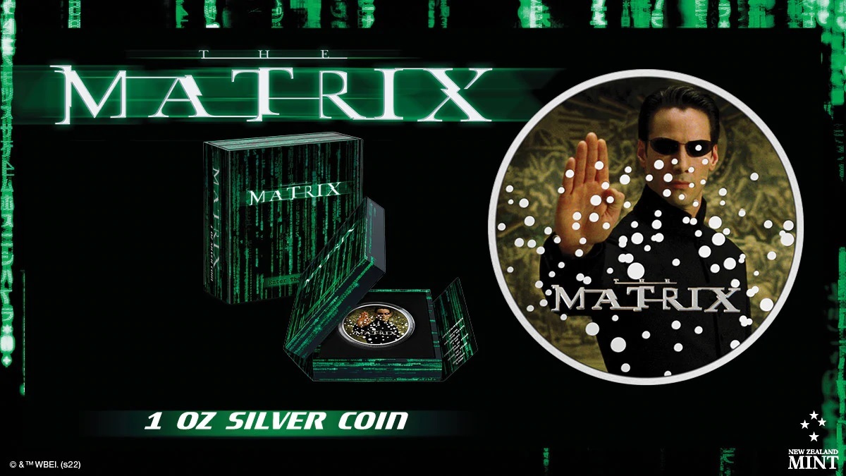 (W160.2.D.2022.30-01195) 2 Dollars Niue 2022 1 oz Proof silver - The Matrix (blog illustration) (zoom)