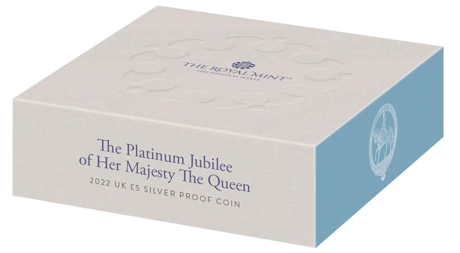 (W185.5.P.2022.UK22PJSP) 5 £ Platinum Jubilee 2022 - Proof Ag (packaging) (zoom)