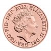 (W185.BU.set.2022.DUW22) Coffret BU Royaume-Uni 2022 (monnaies courantes) (avers 1 Penny)