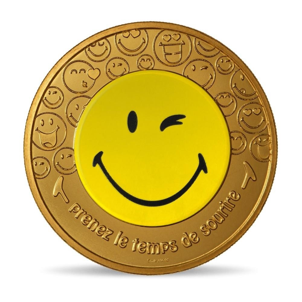 (MdP.event.token.2022.10011362490000) Event token - Smiley (Joy) Obverse (zoom)