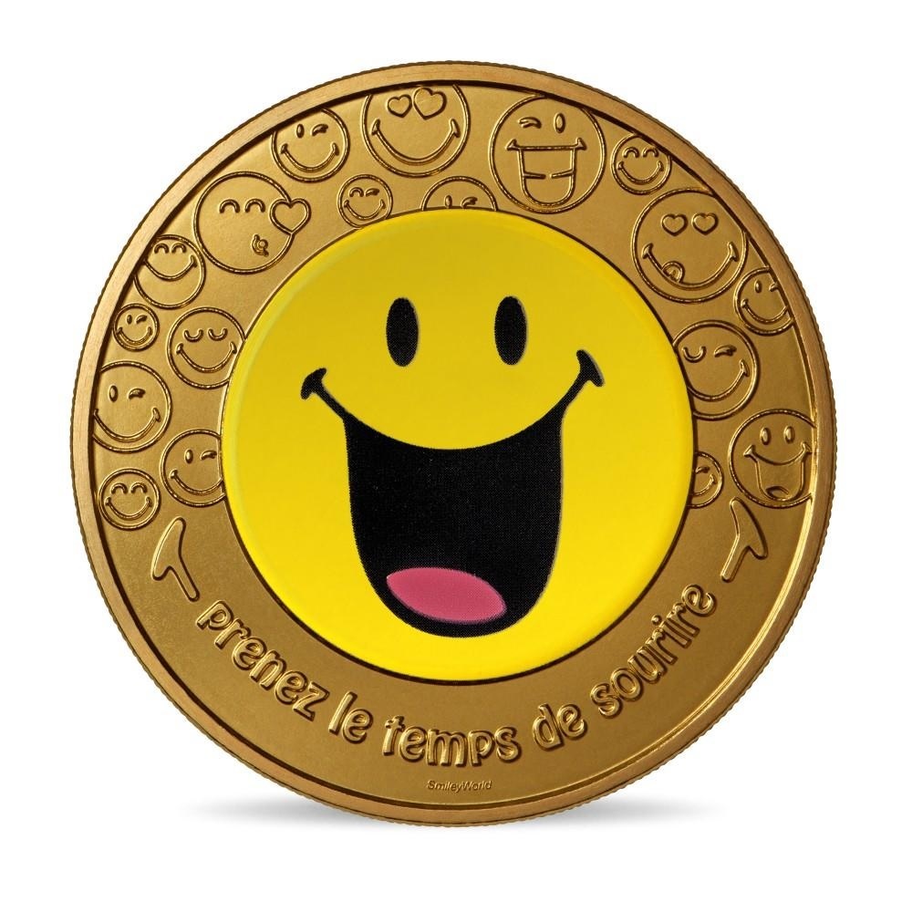 (MdP.event.token.2022.10011362510000) Event token - Smiley (Laugh) Obverse (zoom)