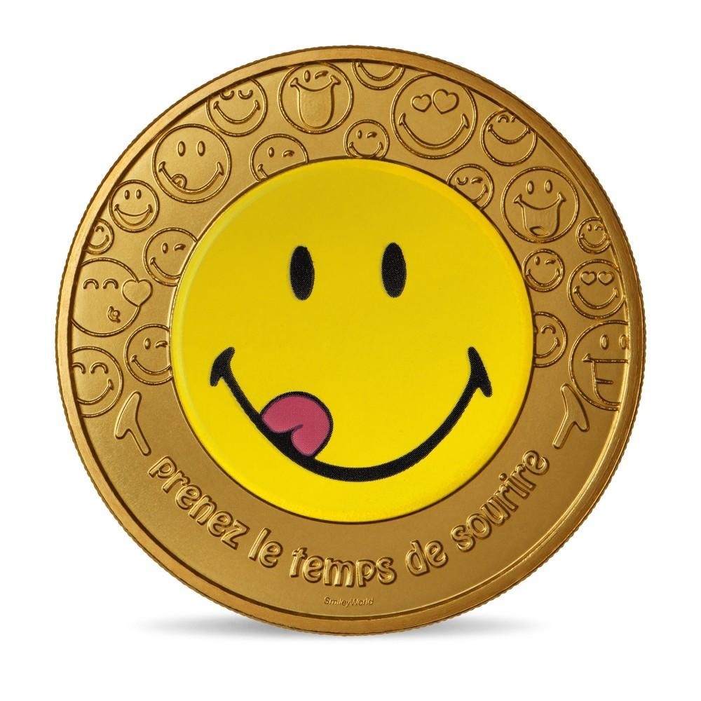 (MdP.event.token.2022.10011362520000) Event token - Smiley (Greediness) Obverse (zoom)