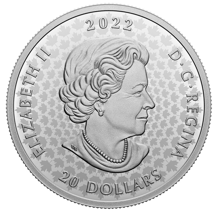 (W037.20.D.2022.203392) 20 Dollars The Underground Railroad 2022 - Proof silver Obverse (zoom)