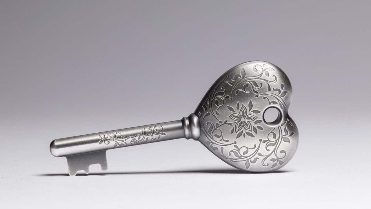 (W099.5.D.2022.29917) 5 Dollars Key to my Heart 2022 - Antique silver (reverse) (zoom)