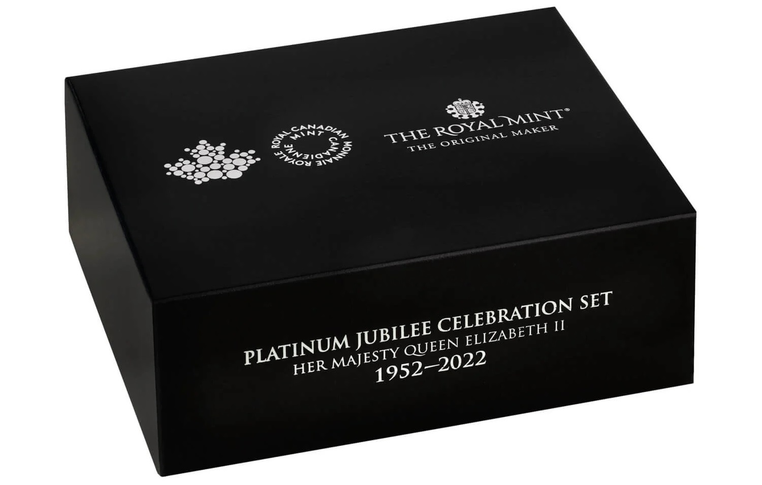 (W185.Proof.set.2022.UKPJCSET) Platinum Jubilee Celebration Two-Coin Set 2022 (box) (zoom)