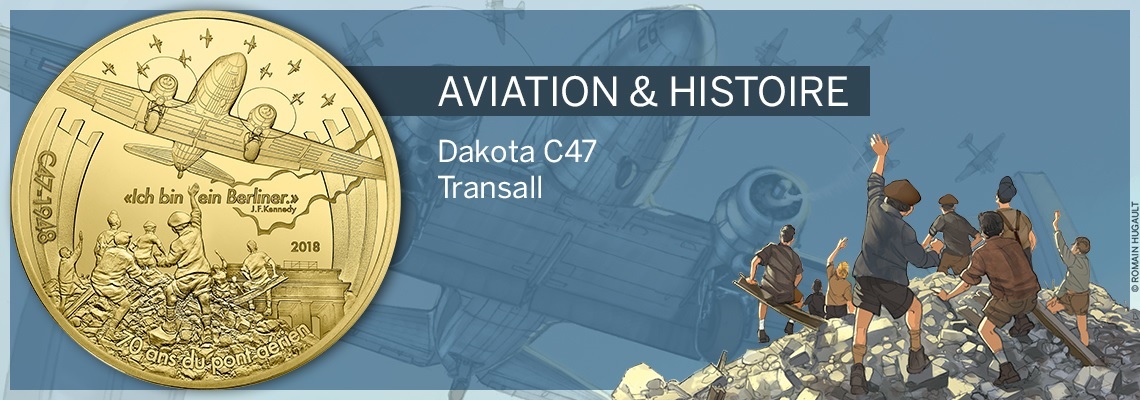 France 70th anniversary of the airlift served by Dakota C47 2018 (shop illustration) (zoom)