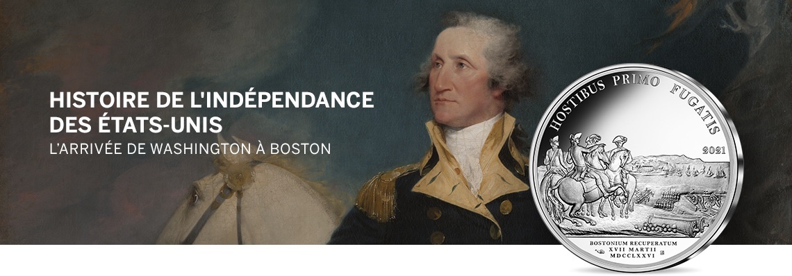 Monnaie de Paris The arrival of George Washington in Boston (shop illustration) (zoom)