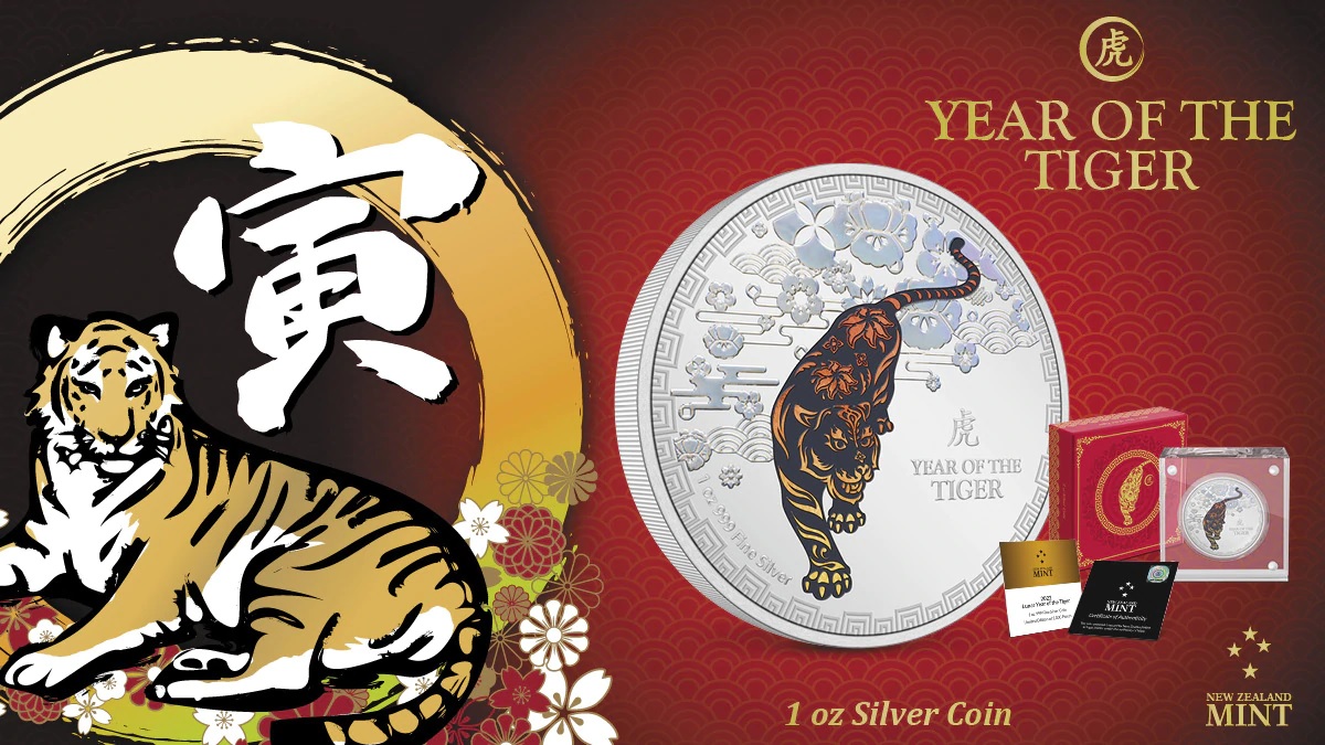 (W160.2.D.2022.30-01116) 2 Dollars Niue 2022 1 oz Proof silver - Year of the Tiger (blog illustration) (zoom)
