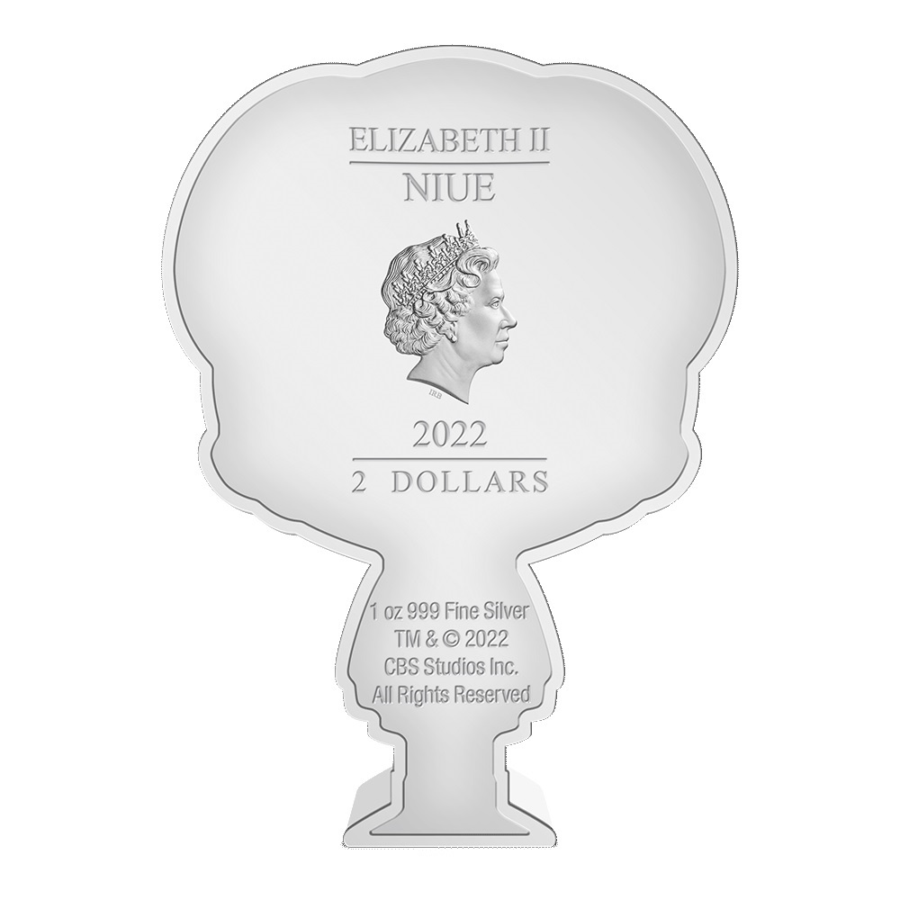 (W160.2.D.2022.30-01196) 2 Dollars Niue 2022 1 oz Proof silver - Chibi Uhura Obverse (zoom)